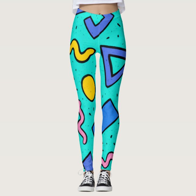 Good Vibes 90s Baby Leggings (Framsida)