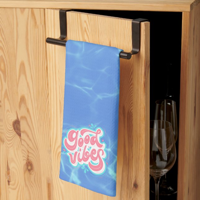 Good Vibes Beach/bassäng Kökshandduk (Thirds Fold)