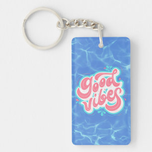 Good Vibes Beach/bassäng Nyckelring