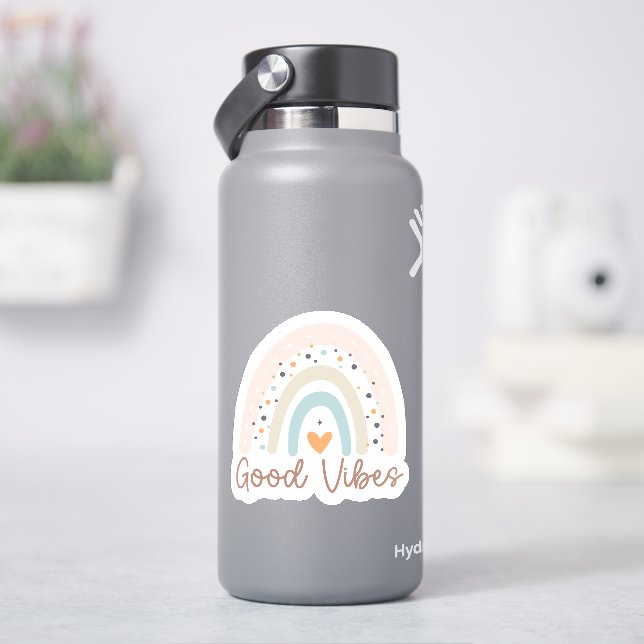 Good Vibes Boho Rainbow Klistermärken (HydroFlask)