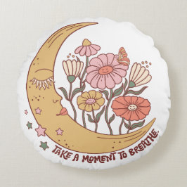 Good Vibes Cushion Rund Kudde