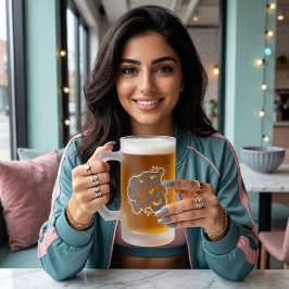 Good Vibes Frostat Ölglas