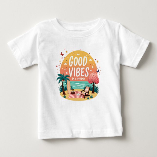 Good Vibes Getaway T Shirt (Framsida)