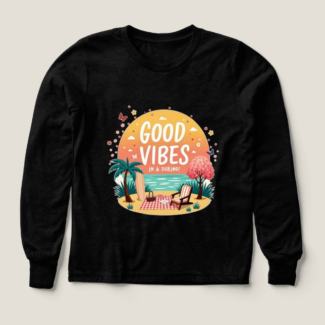Good Vibes Getaway T Shirt (Design framsida)