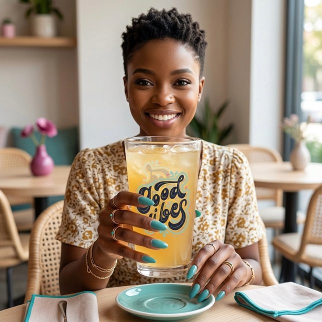 Good Vibes Glass Glaskopp (Skapare uppladdad)