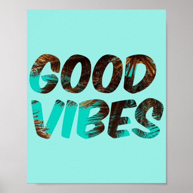 Good Vibes Handflatan Poster (Framsidan)