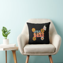 Good Vibes Illustration Typography Kudde