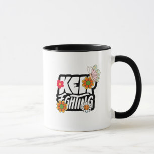 Good Vibes Illustration Typography Mugg