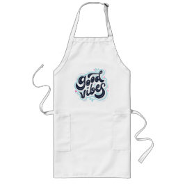 Good Vibes Long Apron Långt Förkläde