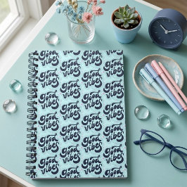 Good Vibes Notebook Anteckningsbok