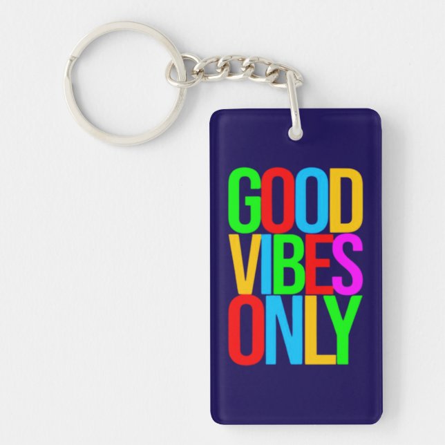 Good Vibes Only-45365 Nyckelring (Framsidan)