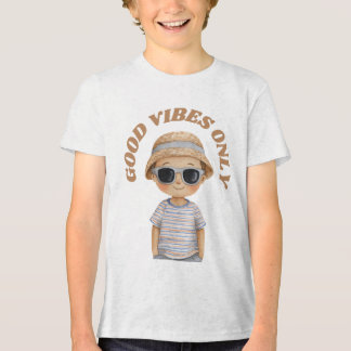 Good Vibes Only – Cute Positive Illustration T Shirt