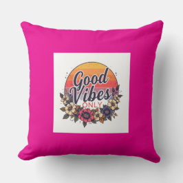 Good Vibes Only Dekorativ kudde - Motiverad offert