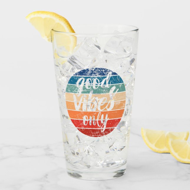 Good Vibes Only Glaskopp (Framsida Ice)