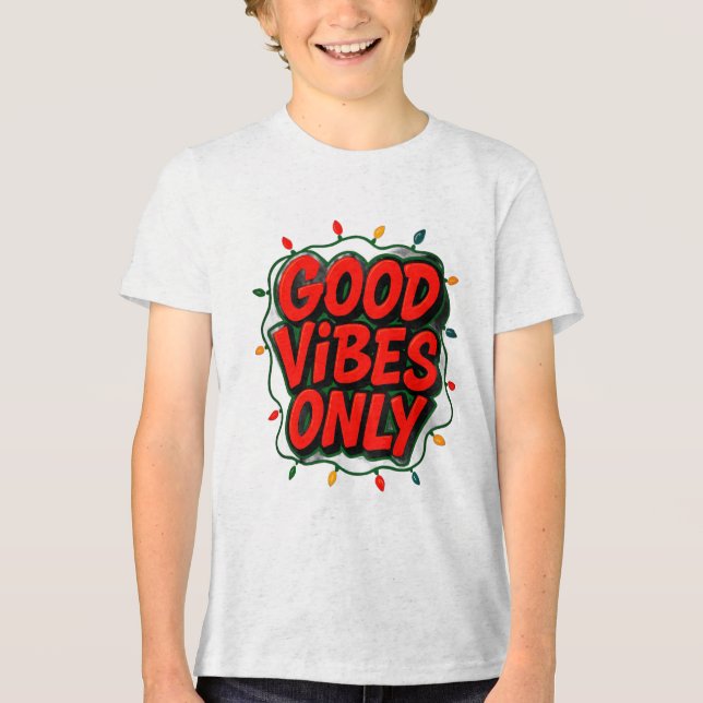 Good Vibes Only Graphic T Shirt (Framsida)