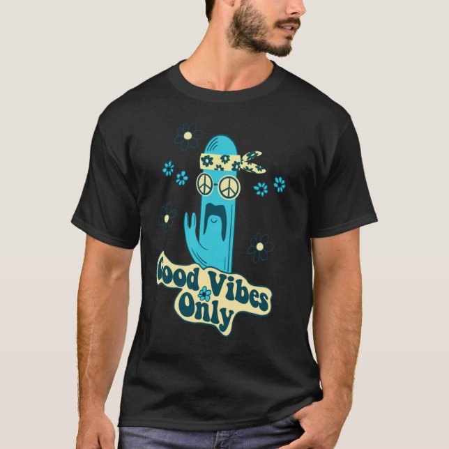 Good vibes only hippie vibrator  Classic T-Shirt (Framsida)
