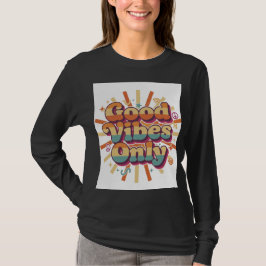 Good Vibes Only Retro Women’s T-Shirt 