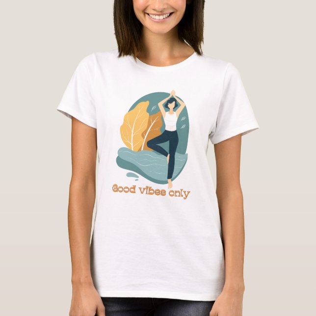 Good Vibes Only T Shirt (Framsida)