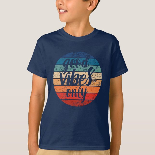 Good Vibes Only T Shirt (Framsida)