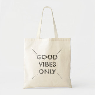 Good Vibes Only Tote Bag Tygkasse