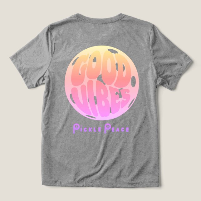 Good Vibes Pastels T Shirt (Design Baksida)