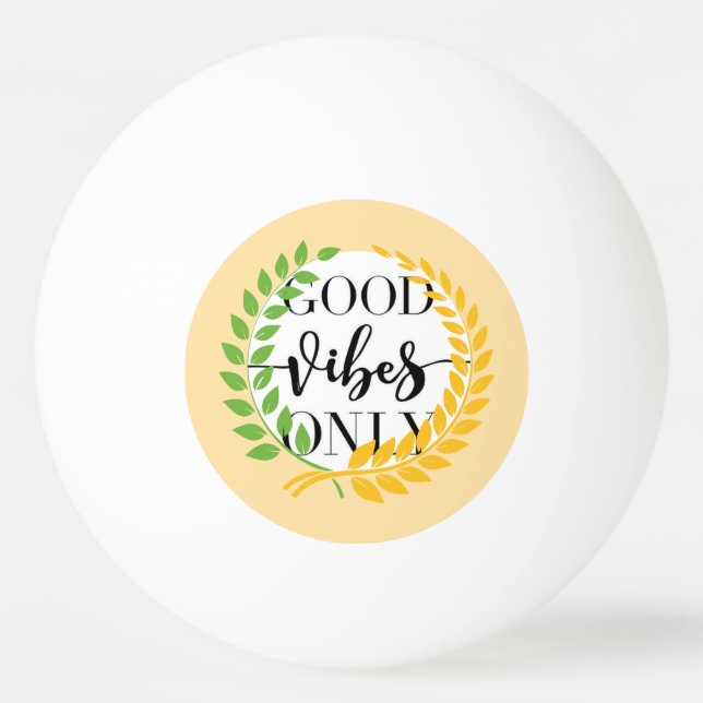 good vibes  pingisboll (Framsidan)