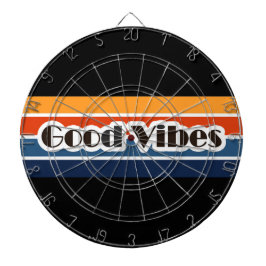 Good Vibes Retro Style Darttavla