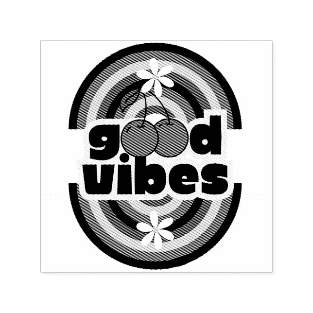 Good Vibes Självfärgande Stämpel (Design)
