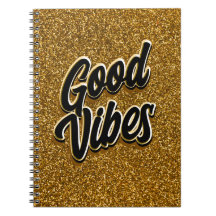 Good Vibes Spiral Notebook