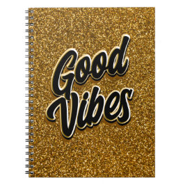 Good Vibes Spiral Notebook Anteckningsbok