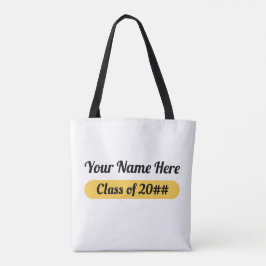 Good Vibes Studenten Message Tote Bag Tygkasse