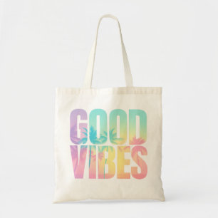 Good Vibes Summer Tote Bag Tygkasse