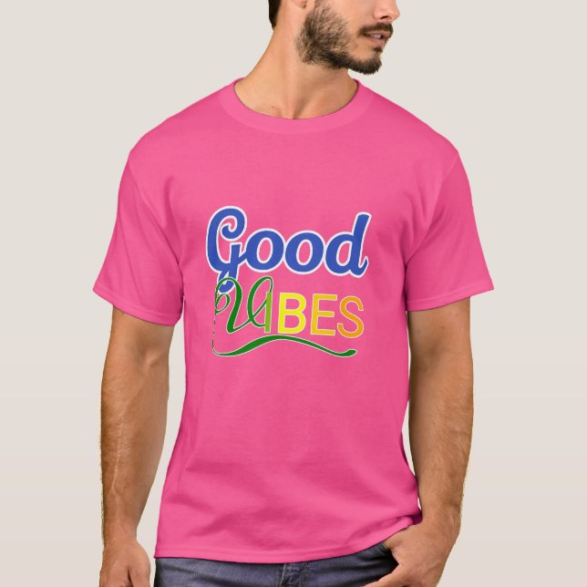 Good vibes  t shirt (Framsida)