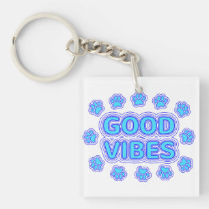 Good Vibes Tecknad hund Tass avtryck