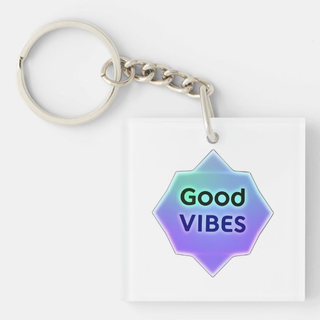 "Good Vibes" Text on Gradient Star Shape (Framsidan)