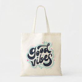 Good Vibes Tote Bag Tygkasse