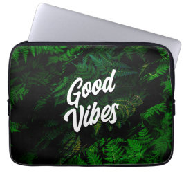 Good Vibes Tropical Löv Design Laptop Fodral