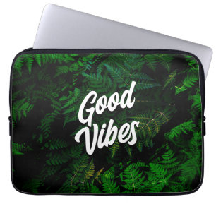 Good Vibes Tropical Löv Design Laptop Fodral