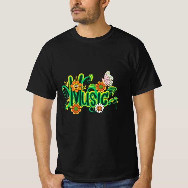 Good Vibes Typography T Shirt (Framsida)