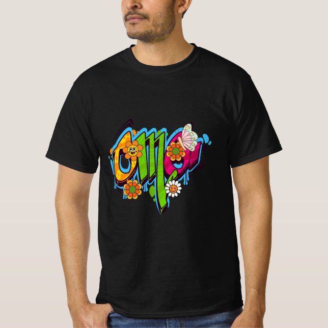 Good Vibes Typography T Shirt (Framsida)