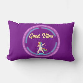 Good Vibes Unicorn Lumbarkudde