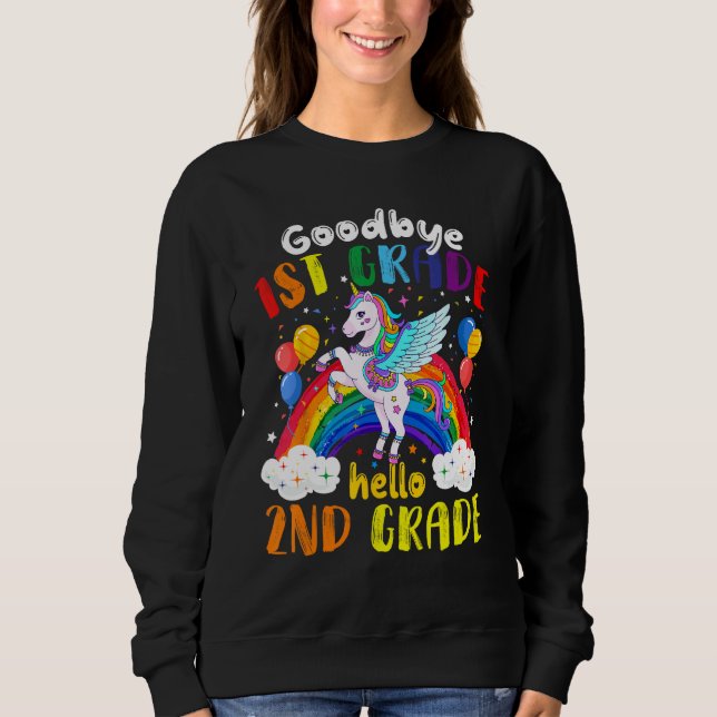 Goodbye 1st Grade Hello 2nd Grade Graduation Unico T Shirt (Framsida)
