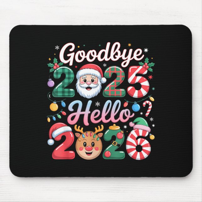 Goodbye 2025 Hello 2026 Christmas New Year Gift  Musmatta (Framsidan)