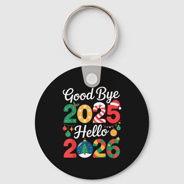 Goodbye 2025 Hello 2026 Happy New Year's Eve Chris Nyckelring (Framsida)