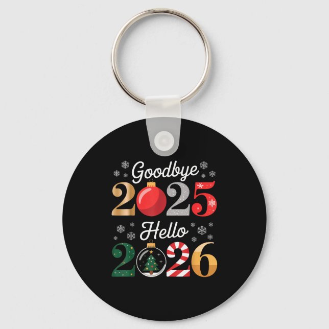 Goodbye 2025 Hello 2026 Happy New Year's Eve Chris Nyckelring (Framsida)