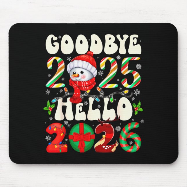 Goodbye 2025 Hello 2026 Merry Christmas Happy New  Musmatta (Framsidan)