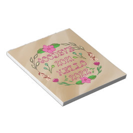 GOODBYE 20XX HEJ 20XX ANTECKNINGSBLOCK