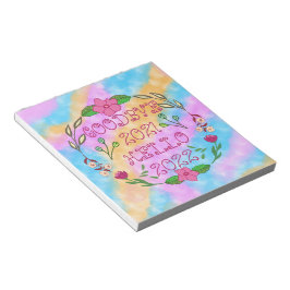 GOODBYE 20XX HEJ 20XX ANTECKNINGSBLOCK