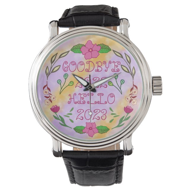 GOODBYE 20XX HEJ 20XX ARMBANDSUR (Framsida)