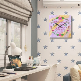 GOODBYE 20XX HEJ 20XX FYRKANTIG KLOCKA